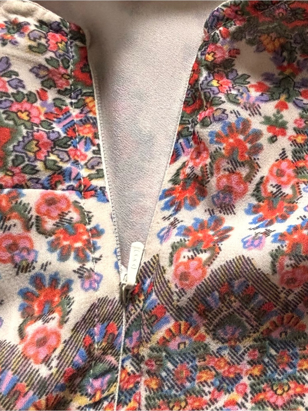 ESHAKTI Cap Sleeves Boho Floral Paisley Smocked Waist Tiered Skirted Maxi Dress - Picture 7 of 14